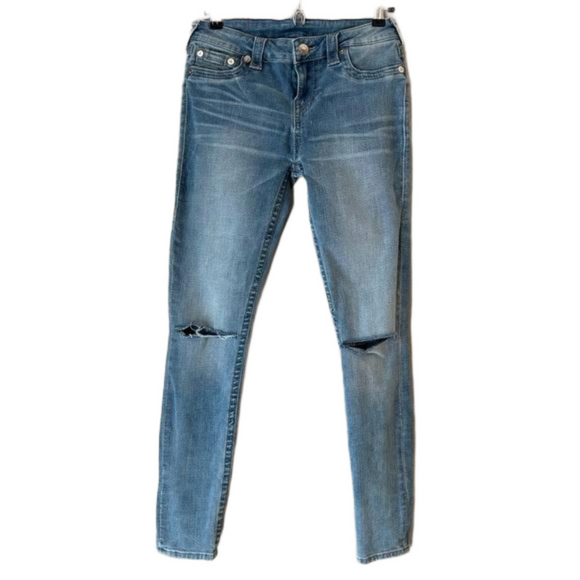 True Religion Super Skinny Stretch Jeans/Size 28 - Picture 1 of 12